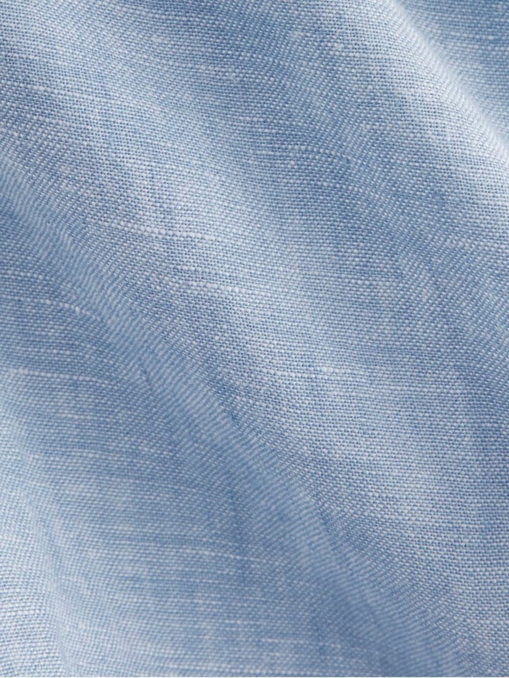 Everlane Linen Short Sleeve Notch Shirt Button Up Light Blue XL - Picture 4 of 9